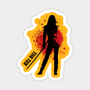 Kill Bill Tarantino Bloody Bride Design Magnet