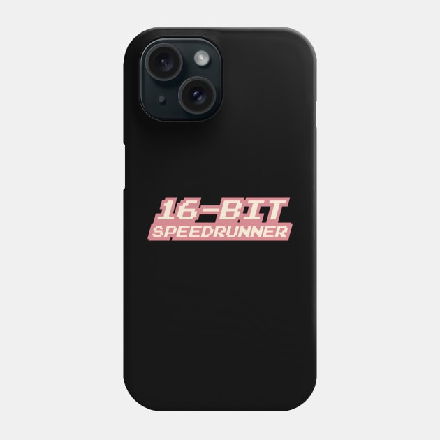 16-Bit Speedrunner Phone Case by PCB1981