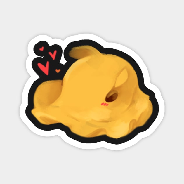 yellow dumbo octopus sticker Magnet by yujibell