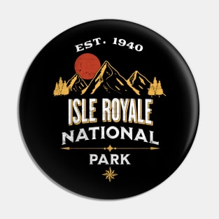 Isle Royale National Park Pin