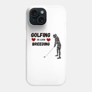 Golfing Girl Hobbies Phone Case