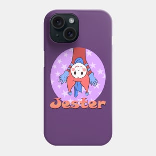 Cute jester with text Phone Case