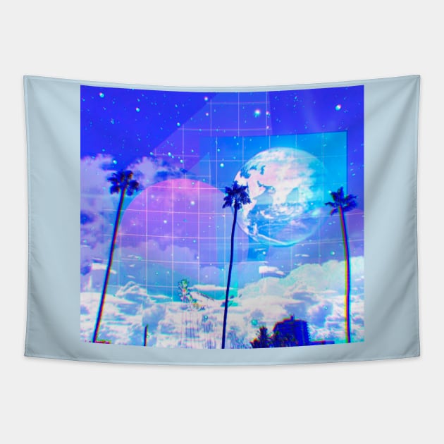 Aesthetic City Tapestry by lofi_retrowave