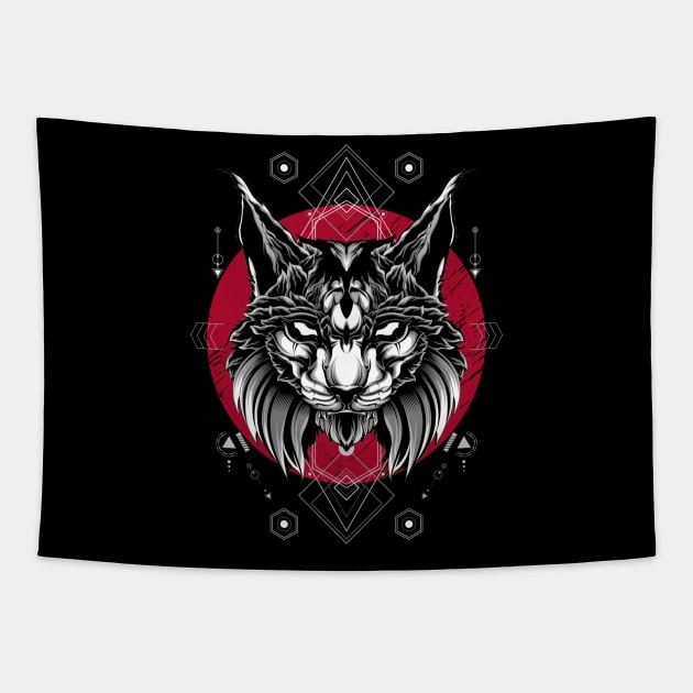 Wildcat / Urban Streetwear / Bobcat Tapestry by Redboy