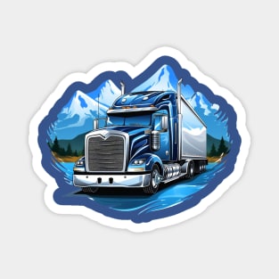 blue truck Magnet