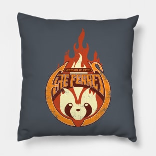 Vintage Republic City Fire Ferrets Pillow