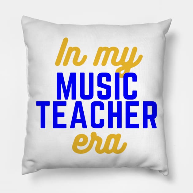 In My Music Teacher Era Pillow by LizardIsland