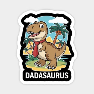 Dadasaurus T-Rex Dinosaur Father's Day Magnet