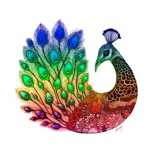 Majestic Peacock T-Shirt