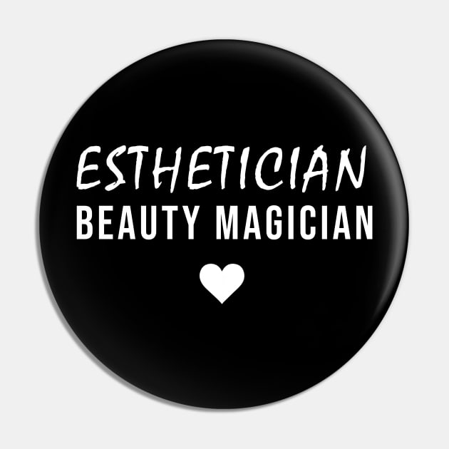 Esthetician Beauty Magician Pin by sandyrm