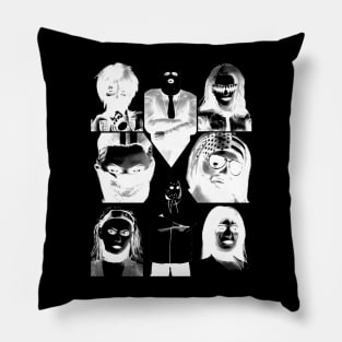 W3IRD GVNG "SMILING FACES" Pillow