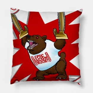 CHAINSAW BEAR! Pillow