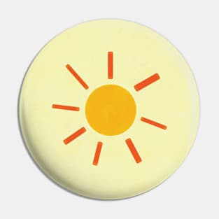 Simple Sunshine Pin