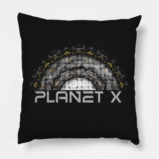 Space Art Planet X Brand Logo Pillow