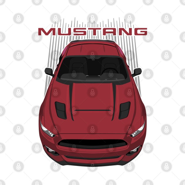 Mustang GT CS 2016-2017 - Ruby Red by V8social