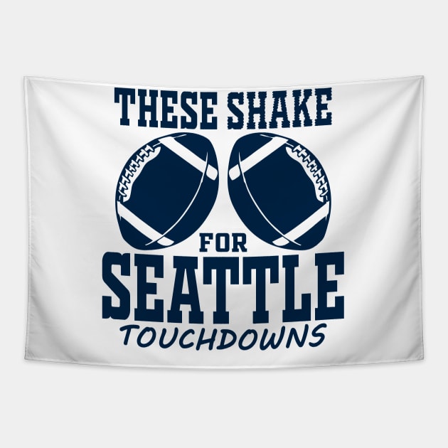 Seattle Pro Football - Touchdowns Tapestry by FFFM