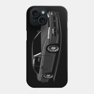 jdm silvia black 1 Phone Case