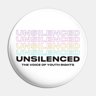 Unsilenced White Label Pin