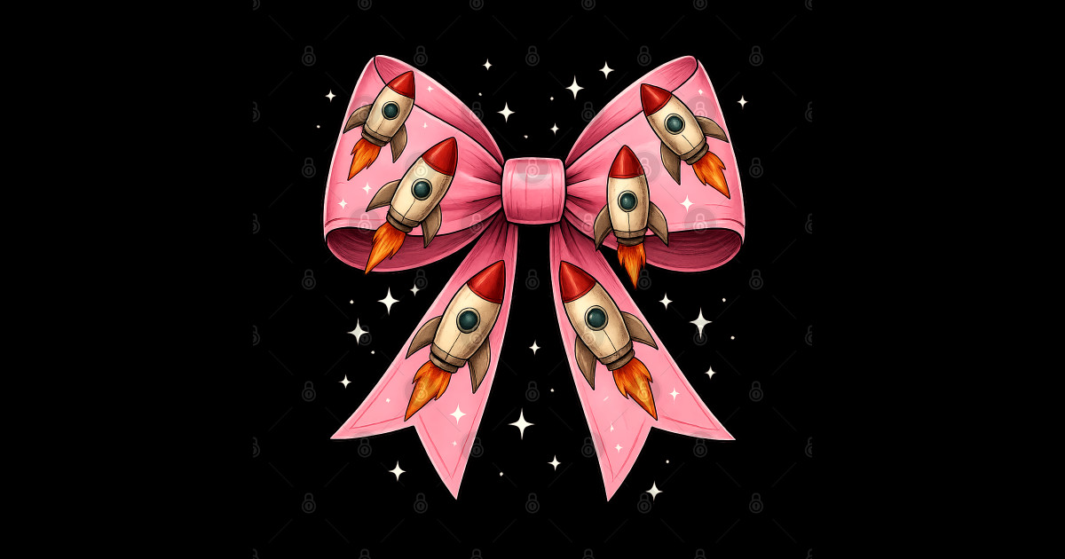 Coquette Bow Space Rocket Space Shuttle Spaceship Ribbon Mom - Coquette ...
