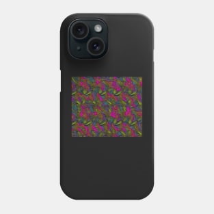 Ornate Colorful Drawing Hand Knitted Afghan Pattern Phone Case