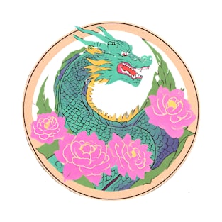 Lotus Flower Dragon T-Shirt