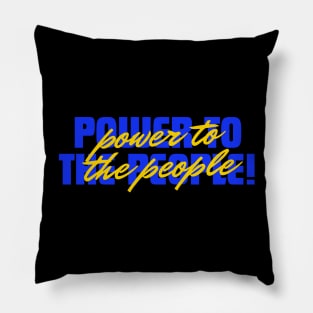 Empowering Activism: Power to the People Pillow