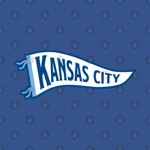 Kansas City Pennant - Royal by KFig21