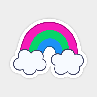 Polysexual rainbow Magnet