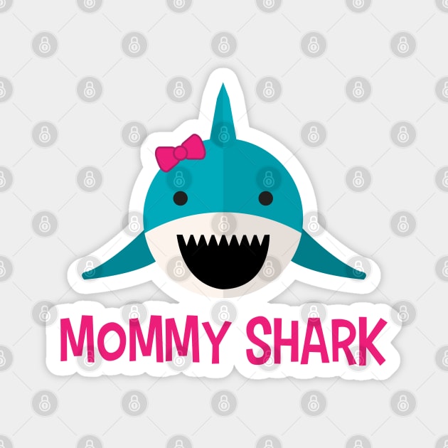 Mommy Shark Magnet by fashionsforfans