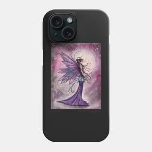 Starlit Amethyst Fairy Fantasy Art by Molly Harrison Phone Case