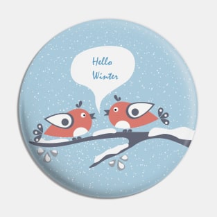 Hello Winter Pin