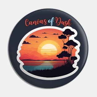 Canvas of Dusk Pin