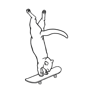 Handstand Meow T-Shirt