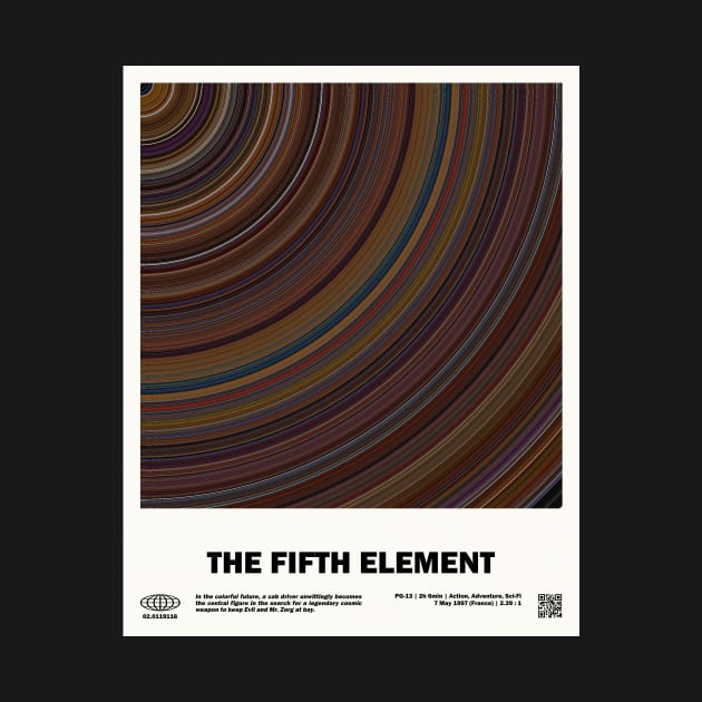 minimal_The Fifth Element Abstract Circular Movie by silver-light