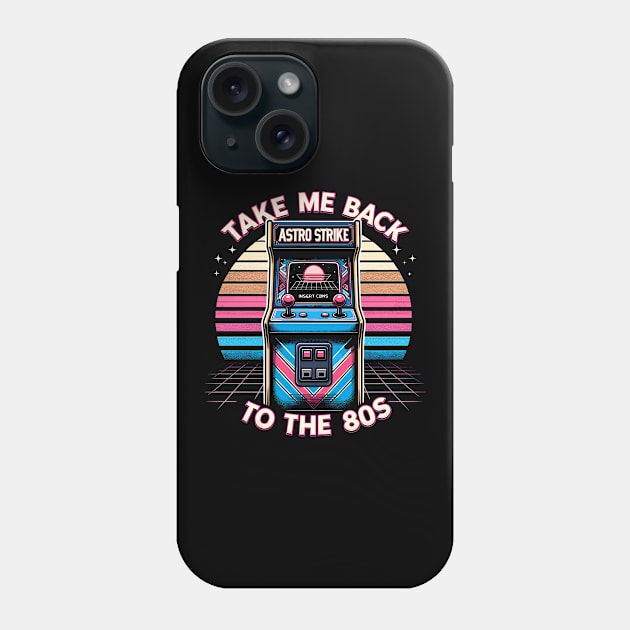 Take Me Back To The 80s. Arcade game. Phone Case by Nerd_art