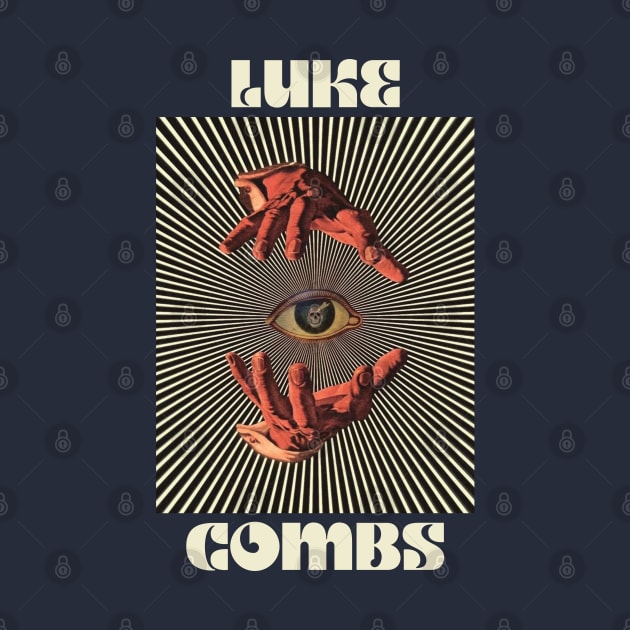 Hand Eyes Luke Combs by Kiho Jise