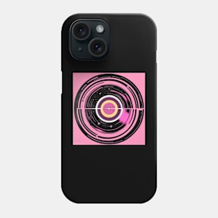 Pink And Black Aesthetic Star Record Phone Case