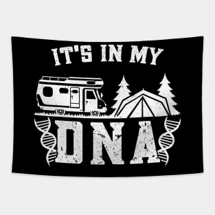 It's in my DNA Camping Camper Tapestry