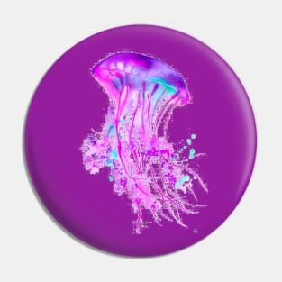 Bright Jellyfish Pin