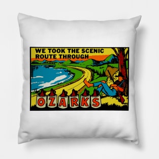 Ozarks Vintage Style Pillow