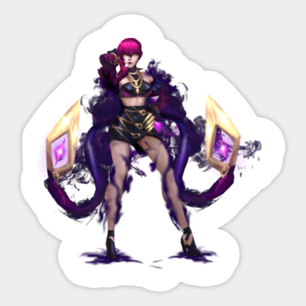 Kda Evelynn Kda League Of Legends Sticker Teepublic