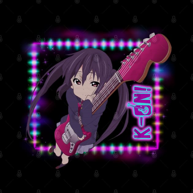 Yui's Guitar Serenade K-on! Melodic Journey Tee by NinaMcconnell