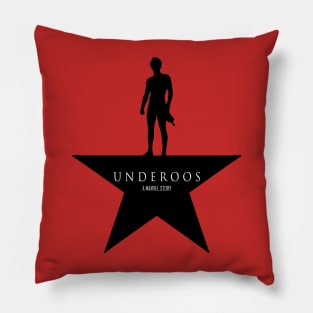 "Underoos" Hamilton Logo Parody Pillow