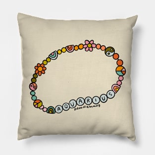 Aquarius Friendship Bracelet Pillow