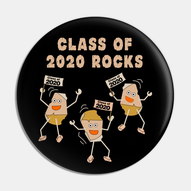 Class of 2020 Rocks Light Pin by Barthol Graphics