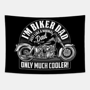 I'm Biker Dad - Gift For Father Tapestry