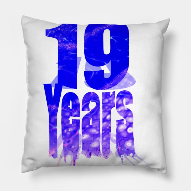 19 years old Pillow by Yous Sef