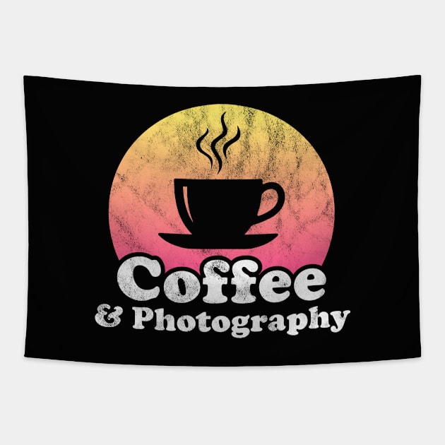 Coffee and Photography Tapestry by JKFDesigns