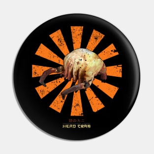 Head Crab Retro Japanese Half Life Pin