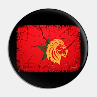 Morocco Flag Gift Soccer Morocan Proud drapo Atlas Lion Pin